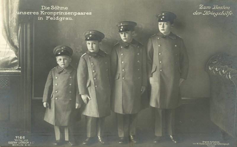 Les fils du prince héritier Guillaume d