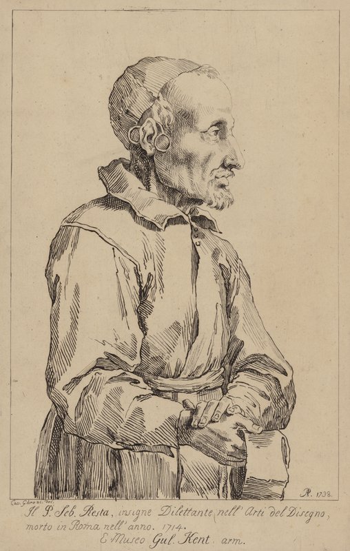 Sebastiano Resta, collectionneur italien de dessins - Pier Leone Ghezzi