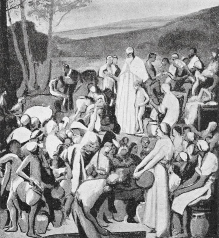Saint Denis prêchant aux Gaulois - Pierre Victor Galland