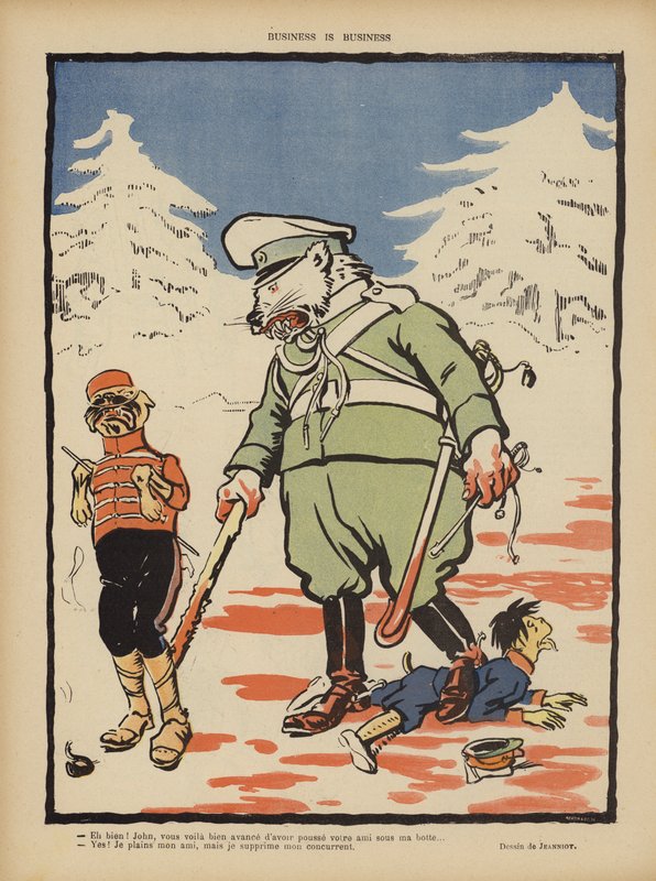 Les affaires sont les affaires. Illustration pour Le Rire - Pierre Georges Jeanniot