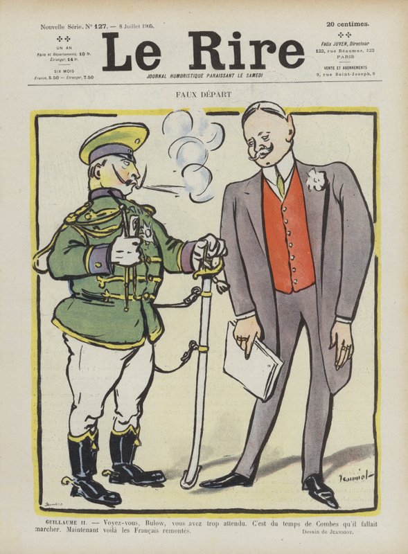 Faux départ. Illustration pour Le Rire - Pierre Georges Jeanniot