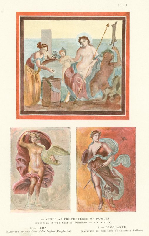 Vénus comme Protectrice de Pompéi, Léda, Bacchante - Pierre Gusman