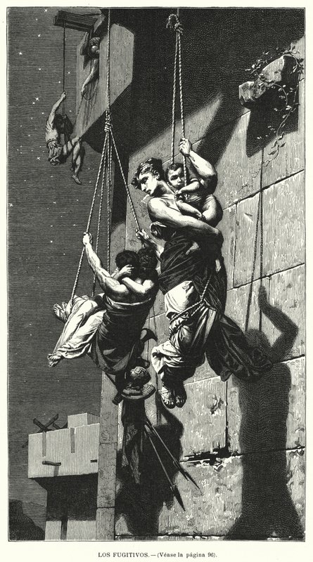 Les fugitifs athéniens - Pierre Paul Lêon Glaize