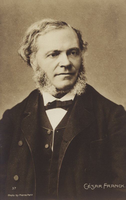 César Franck, compositeur, pianiste, organiste et professeur de musique belge né, ayant travaillé à Paris durant sa vie adulte (1822-1890) - Pierre Petit