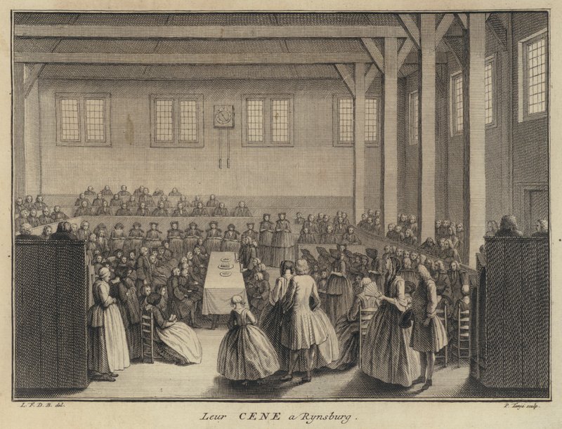 La Cène dans une église collégiale à Rijnsburg, Pays-Bas - Pierre Tanje