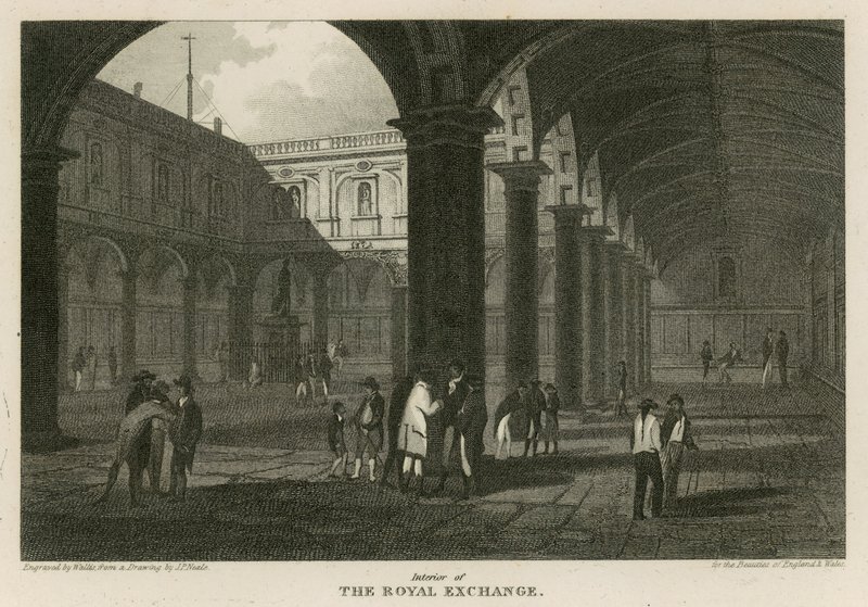 Intérieur de la Bourse Royale, Londres - Pieter Jansz. Quast