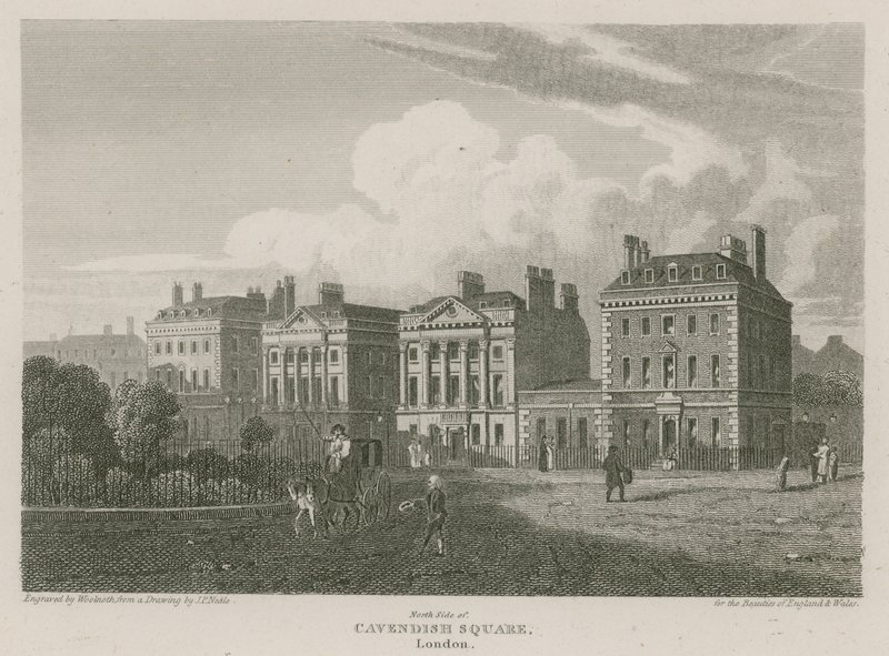 Côté nord de Cavendish Square, Londres - Pieter Jansz. Quast