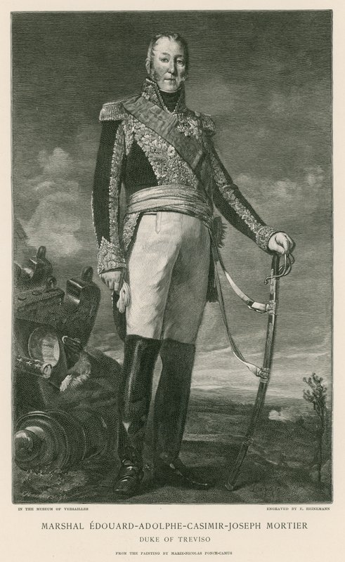 Maréchal Édouard-Adolphe-Casimir-Joseph Mortier - Ponce Camus. Marie Nicholas