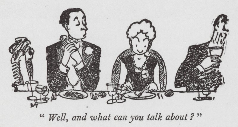 "Eh bien, et de quoi pouvez-vous parler ?" - Pont (1908 40)
