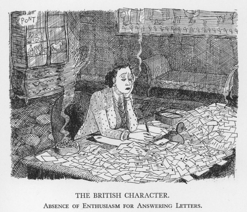 Le Caractère britannique, Absence d