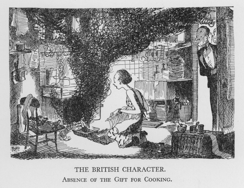 Le caractère britannique, absence du don pour la cuisine - Pont