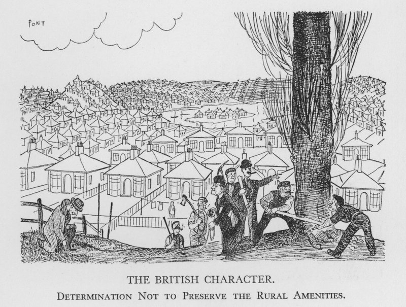 Le caractère britannique, Détermination à ne pas préserver les commodités rurales - Pont