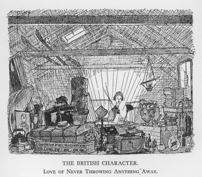 Le Caractère Britannique, Amour de Ne Jamais Rien Jeter - Pont