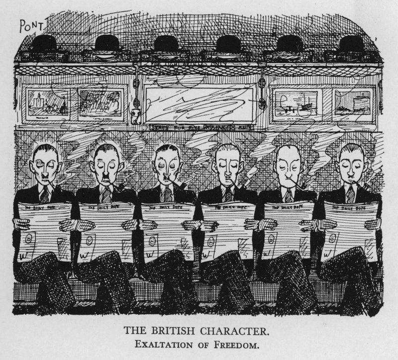 Le caractère britannique ; exaltation de la liberté - Pont