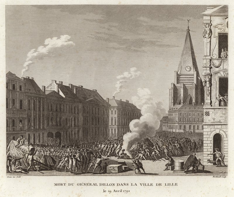 La mort du général Dillon dans la ville de Lille - Prieur