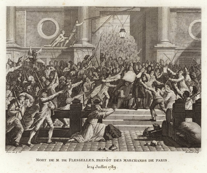La mort de Jacques de Flesselles - Prieur