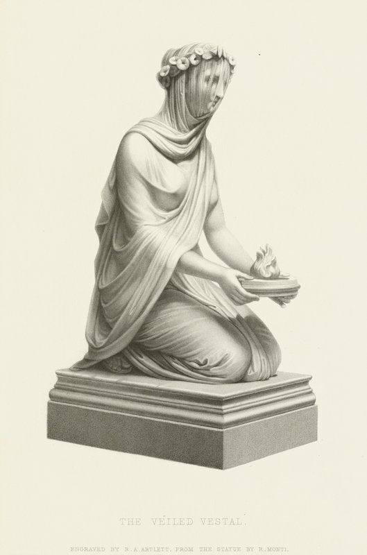 La Vestale Voilée - Raffaello Monti