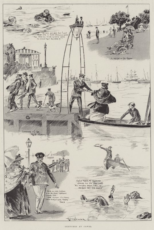 Esquisses à Cowes - Ralph Cleaver