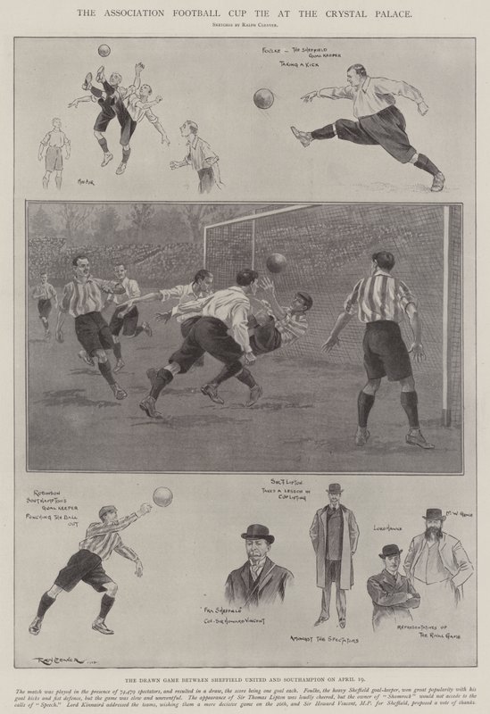Le match de la Coupe de football association au Crystal Palace - Ralph Cleaver