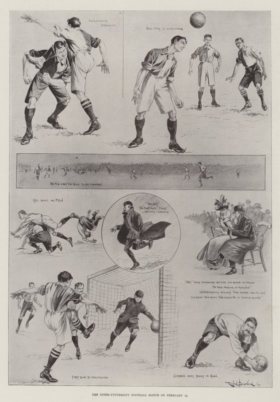 Le Match de football interuniversitaire du 18 février - Ralph Cleaver