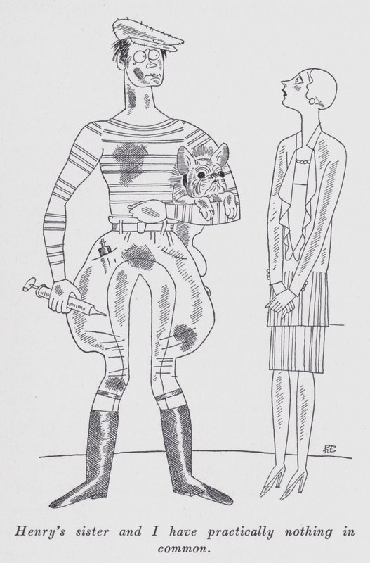 Illustration pour "But Gentlemen Marry Brunettes" par Anita Loos - Ralph Barton