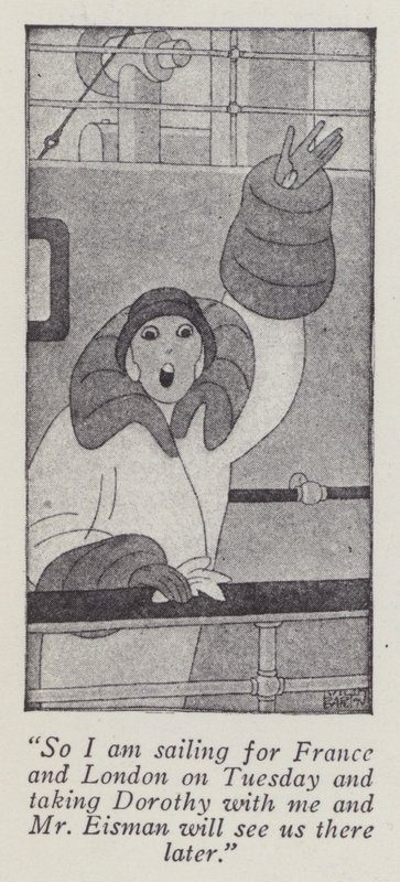 Illustration pour Gentlemen Prefer Blondes par Anita Loos (lithographie) - Ralph Barton