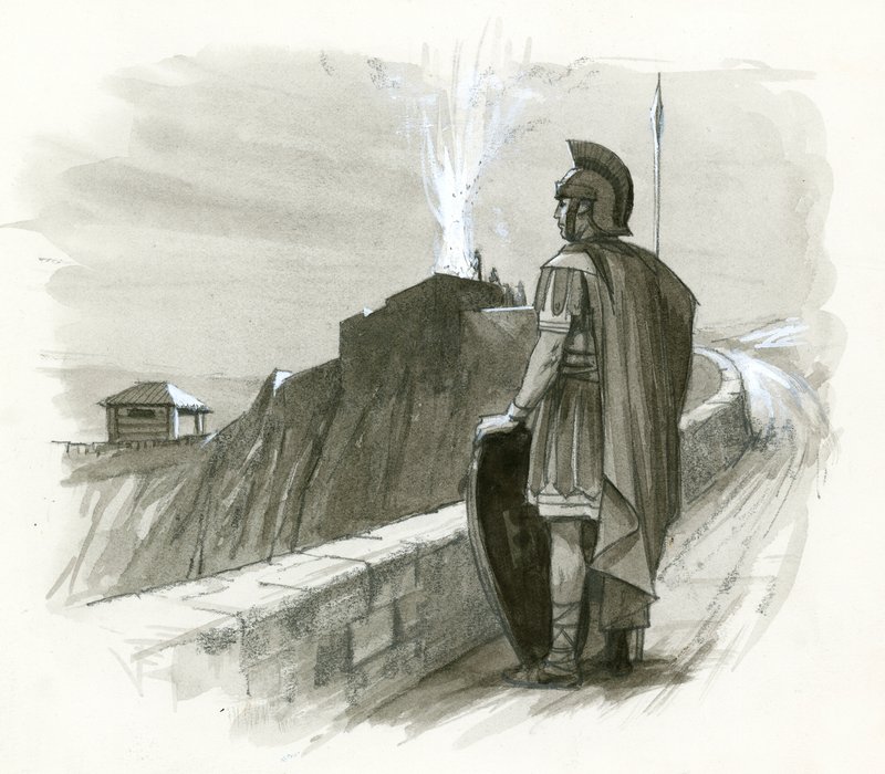 Un feu de signalisation romain - Ralph Bruce
