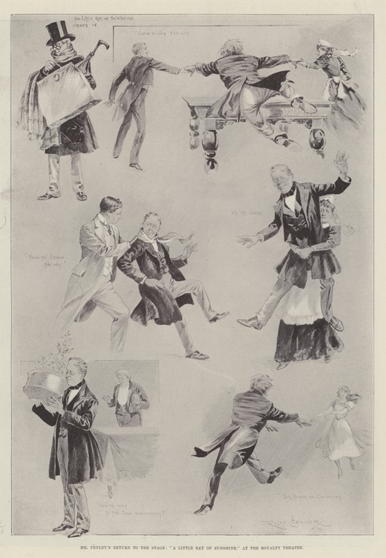 Retour de M. Penley sur scène, Un petit rayon de soleil, au Royalty Theatre - Ralph Cleaver