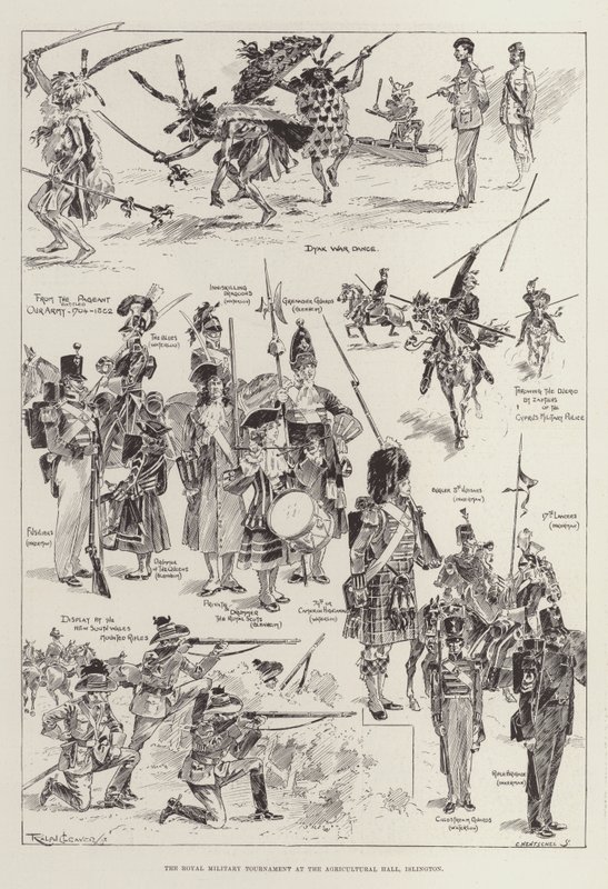Le tournoi militaire royal au Agricultural Hall, Islington - Ralph Cleaver