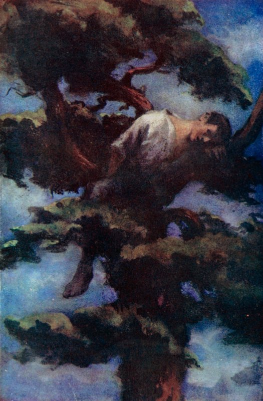 Illustration pour Robinson Crusoé de Daniel Defoe - Ralph Noel Pocock
