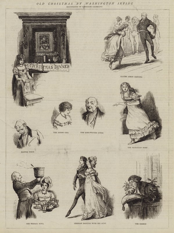 Vieux Noël par Washington Irving - Randolph Caldecott