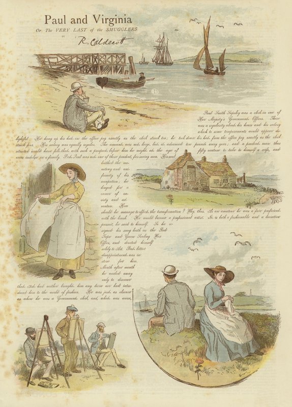 Paul et Virginie, ou le tout dernier des contrebandiers - Randolph Caldecott
