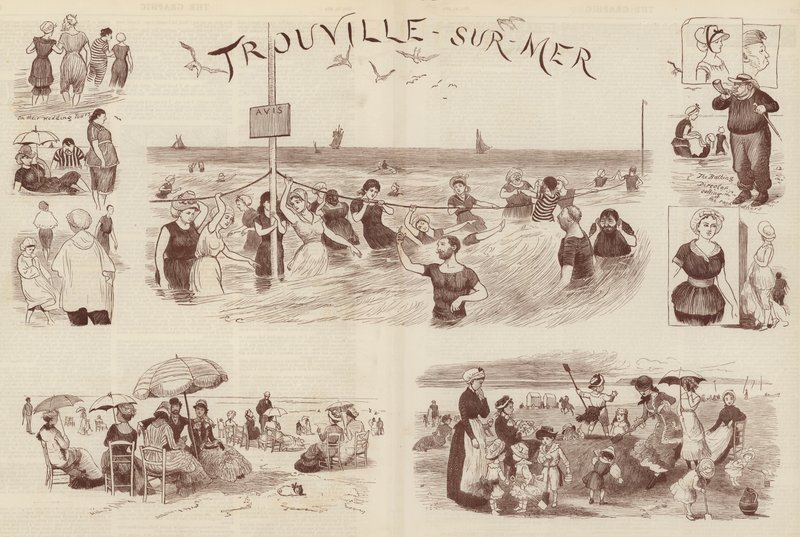 Croquis à Trouville - Randolph Caldecott