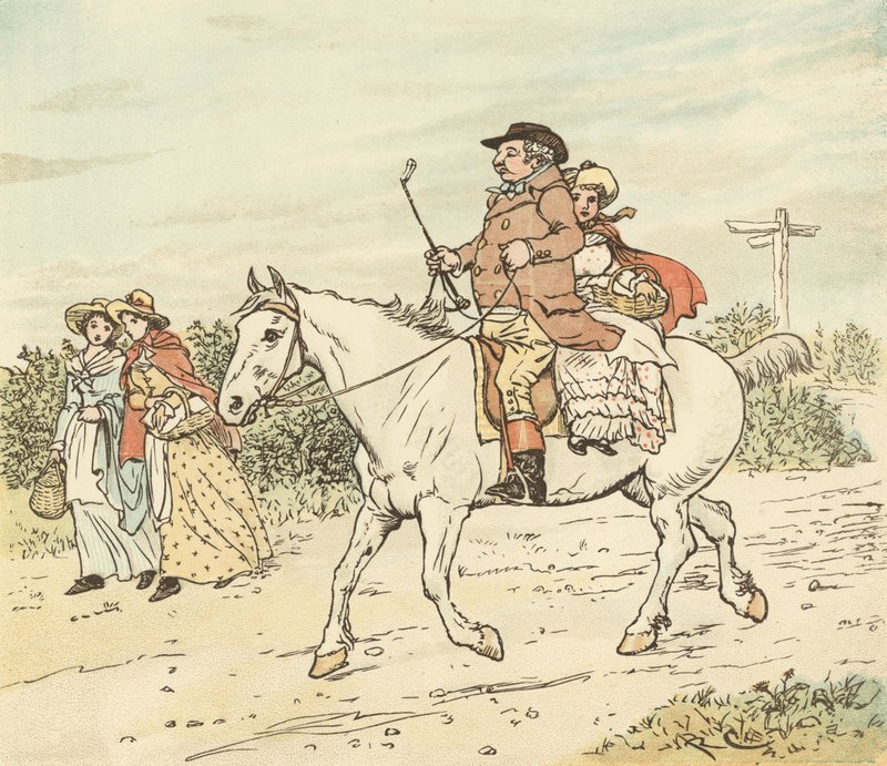 Un fermier trottait sur sa jument grise - Randolph Caldecott