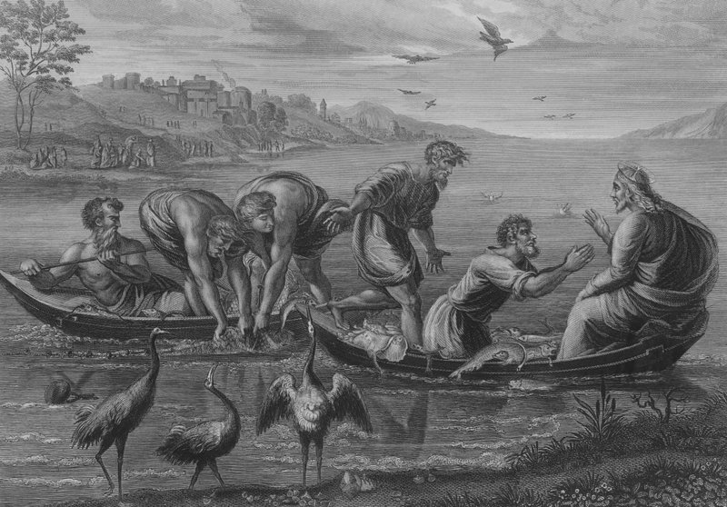 La pêche miraculeuse - after Raphael