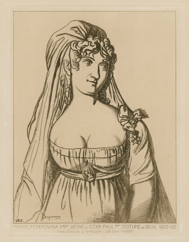 Maria Feodorovna, veuve du tsar Paul Ier de Russie - Raphael Jacquemin
