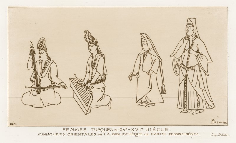 Femmes turques des XVe-XVIe siècles - Raphael Jacquemin