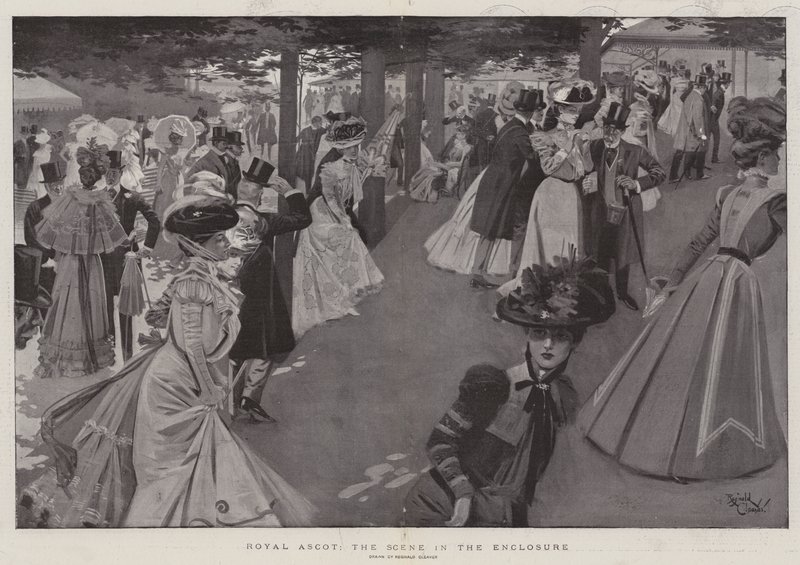 Royal Ascot, la scène dans l