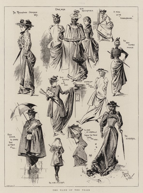 Le déclin du train (gravure) - Reginald Thomas Cleaver