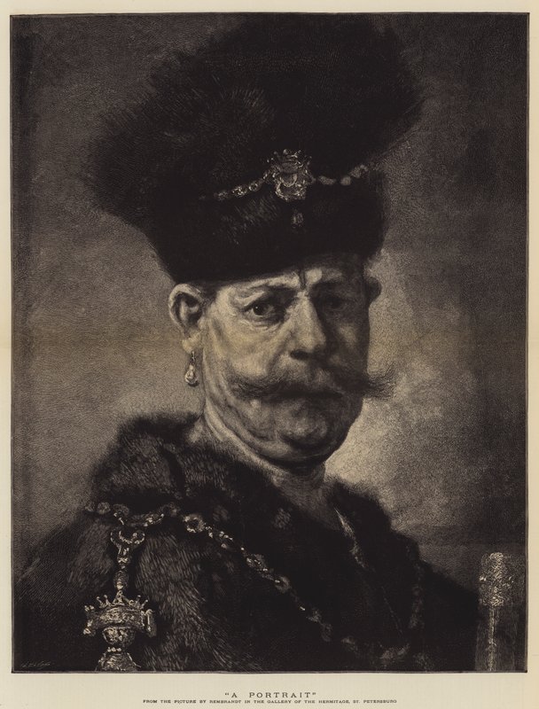 Un portrait - Rembrandt van Rijn