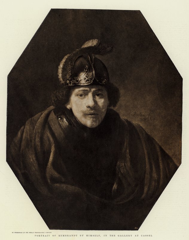 Portrait de Rembrandt par lui-même, dans la galerie de Cassel - Rembrandt van Rijn