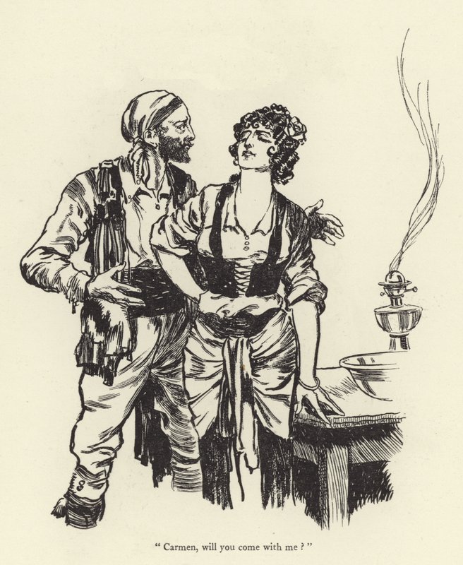 Carmen, viens-tu avec moi - René Bull
