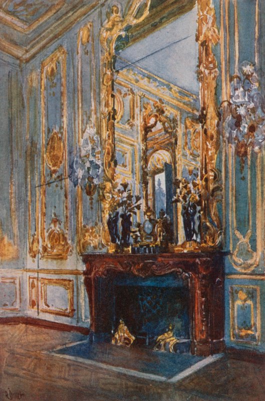 Salon intérieur de Louis XV, Versailles - Rene Binet
