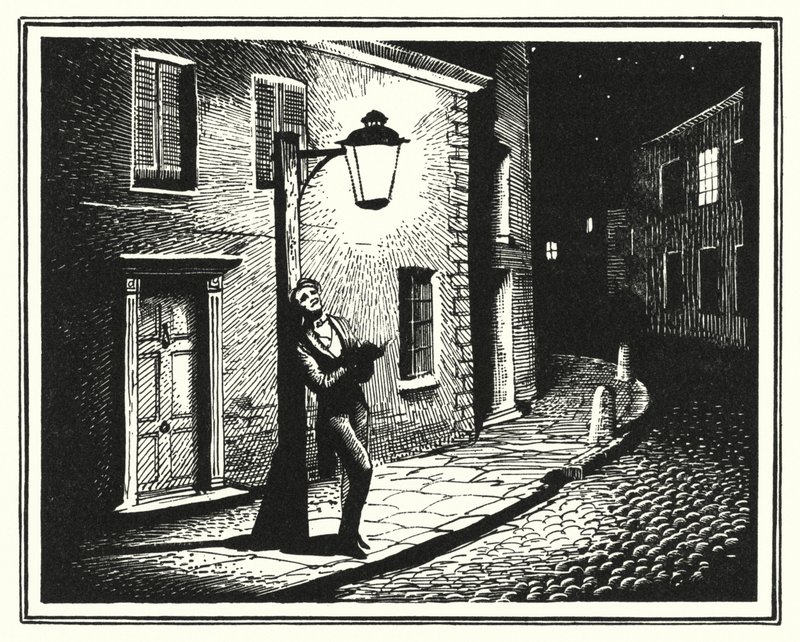 Hans Christian Andersen : La vieille lampe de rue - Rex (after) Whistler