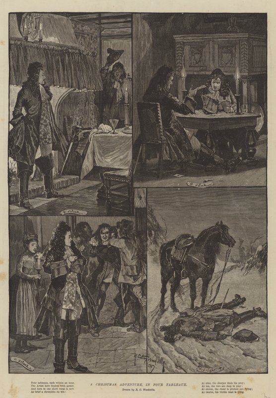 Une Aventure de Noël, en Quatre Tableaux - Richard Caton Woodville junior