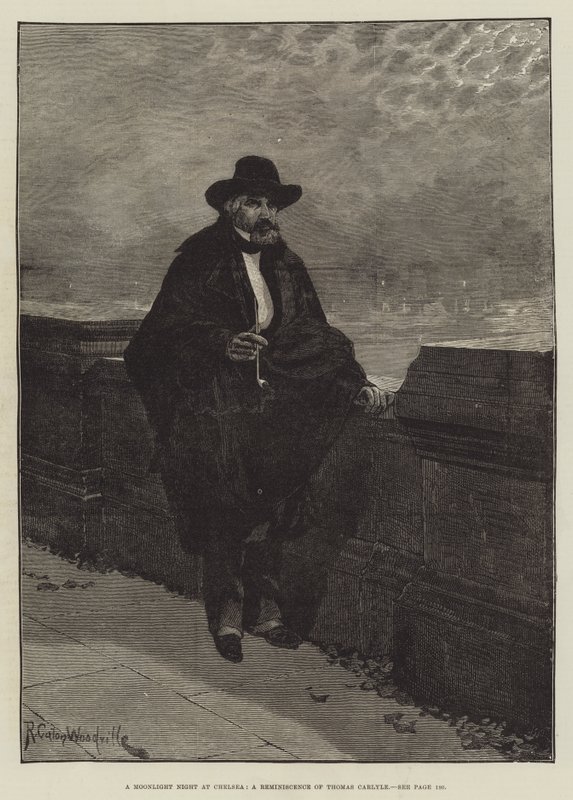 Une nuit au clair de lune à Chelsea, un souvenir de Thomas Carlyle - Richard Caton Woodville junior
