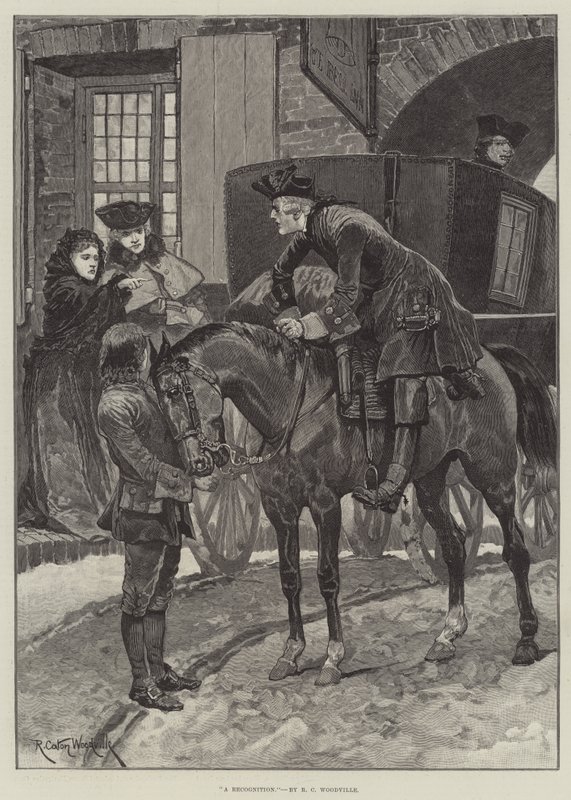 Une reconnaissance - Richard Caton Woodville junior