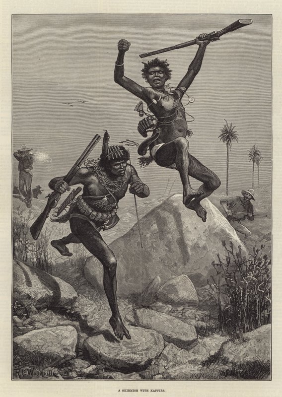 Escarmouche avec les Kaffirs - Richard Caton Woodville junior