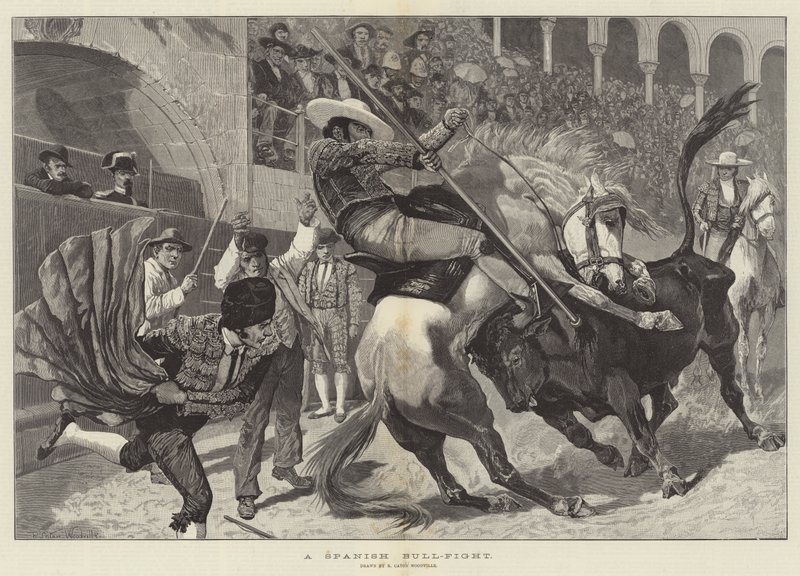 Une corrida espagnole - Richard Caton Woodville junior