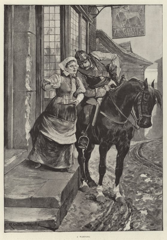 Un avertissement - Richard Caton Woodville junior